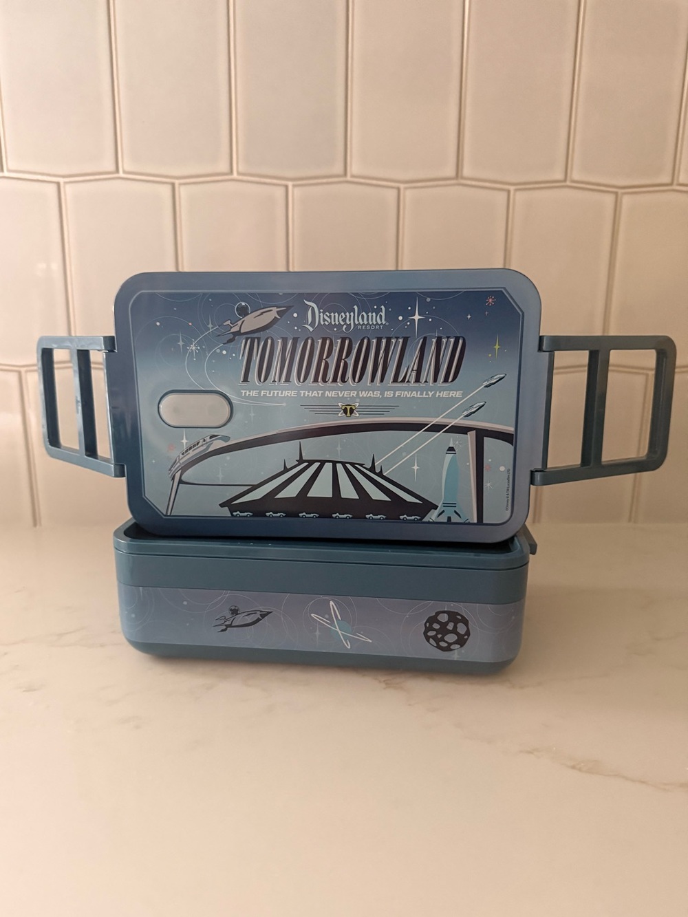 Disney Tomorrowland Skyline Terrace Retro Bento Box